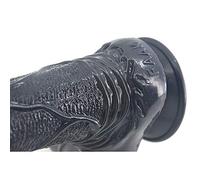 Pene De Simulación, Masaje De Masturbación Femenina Lala SM Camarada Sexo Anal Amor Productos Eróticos Adultos Eróticos, Silicona Médica.,Black