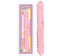 Consolador doble consolador rosa vaginal anal suave pene postizo xxl...