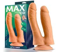 Pene Doble para Penetración Anal y Vaginal Max & Co - Placer Total | noestabu.com
