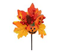 Pene Gigante Enchufe Decorativo estacional de Arce Calabaza Accesorios de Frutas Rojas Accesorios de otoño Porta Torta (F, One Size)