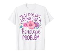 Penelope Personalized Cute Flower Girls Penelope Name Camiseta