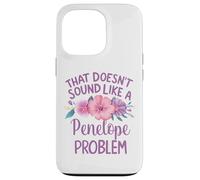 Penelope Personalized Cute Flower Girls Penelope Name Carcasa para iPhone 13 Pro