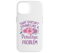 Penelope Personalized Cute Flower Girls Penelope Name Carcasa para iPhone 14