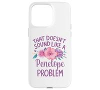 Penelope Personalized Cute Flower Girls Penelope Name Carcasa para iPhone 15 Pro Max