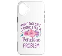 Penelope Personalized Cute Flower Girls Penelope Name Carcasa para iPhone 16 Plus