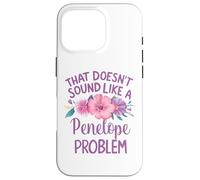 Penelope Personalized Cute Flower Girls Penelope Name Carcasa para iPhone 16 Pro