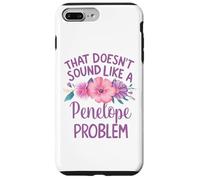 Penelope Personalized Cute Flower Girls Penelope Name Carcasa para iPhone 7 Plus/8 Plus