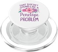 Penelope Personalized Cute Flower Girls Penelope Name PopSockets PopGrip para MagSafe
