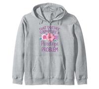 Penelope Personalized Cute Flower Girls Penelope Name Sudadera con Capucha