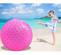 penepico Bolas de masaje sensoriales grandes para niños, 85 cm, bolas de yoga hinchables, grandes bolas de entrenamiento con puntas táctiles, pelotas de juego para exteriores, bolas de playa (1 juego