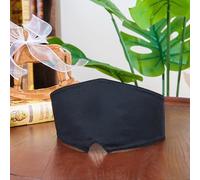 penepico Montessori - Venda para los ojos, algodón negro suave, cierre de velcro, seguro para niños, lavable a máquina, 25.6 x 5.1 pulgadas, entrenamiento sensorial para juegos estereognósticos