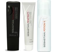 Penetraitt : Champu Shampoo 250ML + Treatment 150ML + Potion 9 150ML Sebastian