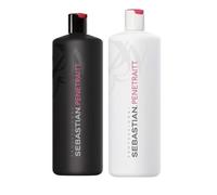 Penetraitt : Shampoo 1000ML + Conditioner 1000ML Sebastian + Pump