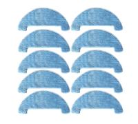 Pengchang Almohadillas de Repuesto for fregona, paño 280x130mm, Compatible con Ilife A4 A4S T4, Piezas Robot Aspirador, Accesorios, Trapo(10rag)