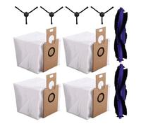Pengchang Bolsas de Polvo Cepillo Principal Cepillo de Rodillo Kit de cepillos Laterales Compatible con TP-Link Tapo RV30 Max/RV30 Plus/RV20 MAX Plus Robot Aspirador