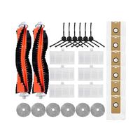 Pengchang Cepillo Lateral De Rodillo, Filtro HEPA, Trapo De Fregona Compatible con Uwant U200 / U200 Pro/Edison 2 Plus U250, Repuestos De Aspiradora(015)