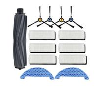 Pengchang Cepillo Principal Filtro Hepa Lateral Compatible con Chuwi Ilife A7 A9 A9S Compatible Silvercrest SSR1 SSRA1 Piezas de aspiradora Paño fregona(Kit-12)