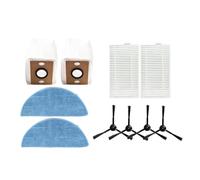 Pengchang Compatible con ILIFE V9 Pro A12Pro Robot Aspirador Cepillo Lateral/paño de mopa/Filtro HEPA/Accesorios Bolsa Polvo