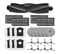 Pengchang Compatible con MOVA P10 Pro Ultra Robot Aspirador Kit de Repuesto Cepillo Principal, cepillos Laterales, Filtro, Bolsas de Polvo de paño de mopa