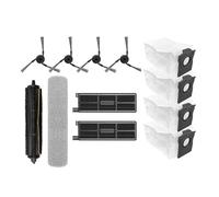 Pengchang Compatible con MOVA Z50 Ultra Robot Accesorios for aspiradoras Piezas de Repuesto del Rodillo Principal Cepillo Lateral Filtro HEPA Bolsa for el Polvo Paño for fregona Tricut