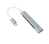 Pengchang Divisor de estación de Acoplamiento de múltiples Puertos 3 0 USB A 3,0 2,0 Hub Tipo C extensión de Muelle Amplia aplicación for PC y portátil(Pink)