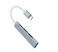 Pengchang Divisor de estación de Acoplamiento de múltiples Puertos 3 0 USB A 3,0 2,0 Hub Tipo C extensión de Muelle Amplia aplicación for PC y portátil(Brown)