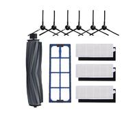 Pengchang Filtro HEPA, Cepillo Lateral, Filtro primario Compatible con Chuwi Ilife A8 A6 X620 X623, Piezas de Robot Aspirador, reemplazo Principal Rodillo(Kit-1)