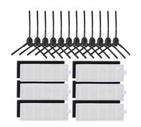 Pengchang Filtro HEPA, Cepillo Lateral, Filtro primario Compatible con Chuwi Ilife A8 A6 X620 X623, Piezas de Robot Aspirador, reemplazo Principal Rodillo(Kit-6)