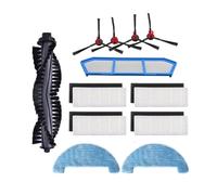 Pengchang Kit de Accesorios Compatible con Ilife A4 A4S A40 Piezas aspiradora Filtro HEPA primario Cepillo Lateral Cubierta Rodillo paño Almohadilla fregona(Purple)