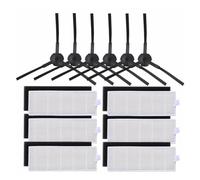 Pengchang Kit de Accesorios Compatible con Ilife A4 A4S A40 Piezas aspiradora Filtro HEPA primario Cepillo Lateral Cubierta Rodillo paño Almohadilla fregona(Kit-5)