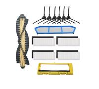 Pengchang Kit de Accesorios Compatible con Ilife A4 A4S A40 Piezas aspiradora Filtro HEPA primario Cepillo Lateral Cubierta Rodillo paño Almohadilla fregona(Yellow)