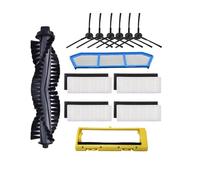 Pengchang Kit de Accesorios Compatible con Ilife A4 A4S A40 Piezas aspiradora Filtro HEPA primario Cepillo Lateral Cubierta Rodillo paño Almohadilla fregona(Pink)