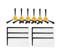 Pengchang Robot Aspirador Compatible con Conga Excellence Piezas De Limpiador Cepillo Lateral Kit Filtro HEPA Compatible Recambios 990(12pcs Kit)