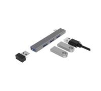 Pengchang Tipo C 3.1 del HUB de 4 en 1 USB C al HUB del Adaptador OTG USB del Divisor del Paladio 60W USB del USB(Type C)