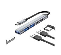 Pengchang Tipo C del HUB 65W de 5-IN-2 USB C al Adaptador Multi Divisor OTG del HUB del USB 3.0(5-IN-1 Type-C)
