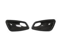 PENGFNB Coche Interiores Calcomanías Protectores para 3er E90 2005-2012, ABS Decoración Manijas Pegatinas Decorativas Películas Protección,Carbon Fiber 2pcs