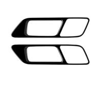 PENGFNB Coche Interiores Calcomanías Protectores para Suzuki SPACIA Custom MK04 Series, ABS Decoración Manijas Pegatinas Decorativas Películas Protección,Bright Black