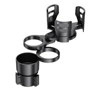 PengGengA Adaptador Expansor para Portavasos de Coche Portavasos Coche Portabotellas Giratorio 360° Universal Multifuncional Portavasos