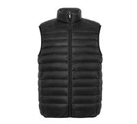 PengGengA Chaleco Plumas Hombre Invierno Chalequillo Chalecos Caballero Gilet Chaleco Acolchado Chaleco Plumon Guateado Chaqueta Abrigo - Schwarz, XXL