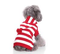 PengGengA Suéter para Perro con Estampado Jerséis Navideños Cálidos y Ropa de Punto Linda para Mascotas y Gatos - Xmas-70 Capucha Rojo, XL