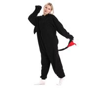 PENGMAI Disfraz de Dragón Pijama de Una Pieza para Mujeres y Hombres, Enterizo de Animal para Adultos Disfraces de Halloween Cosplay Ropa de Casa Mono, XXL