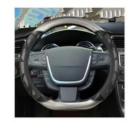 PENGNAQP Compatible con Peugeot para 508 SW RXH para 508L Funda Antideslizante Volante de Coche PU Antideslizante Transpirable Interior Accesorios para automóviles Accesorios Decorativos(5,A)