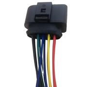 PENGNAQP Conector Coche 1J0 973 735 Compatible con VW para J&ETTA Mk4 para Passat B7 para CC para Golf Conector De Faro De 10 Pines, Arnés De Cables para Faros Delanteros 1J0973735