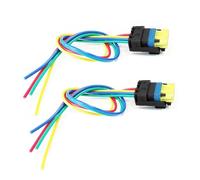 PENGNAQP Conector Coche 2 Piezas Compatible con Nissan para Qashqai para Dualis J10 2007-2013 Conector De Luz Trasera De 4 Pines para Arnés De Cableado
