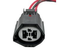 PENGNAQP Conector Coche Compatible con Ford para Focus 7283-8497-90 4 Pines Conector del Ventilador del Radiador del Coche con Cable Arnés De Conector Electrónico Impermeable