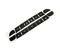 PENGNAQP Interior Pegatinas Compatible con Megane para Master para Scenic 3 Calcomanía Reparar El Botón del Aire Acondicionado Automóvil Moldura del Control del Climatizador Aire Acondicionado