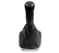 PENGNAQP Perilla Cambio Marchas Compatible con VW para Polo 6C 2015 2016 2017 2018 5/6 Velocidad Palanca de Cambios Funda Protectora de Maletero Estilo de Coche(5 Speed B)