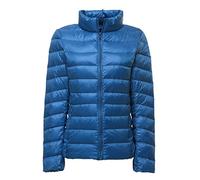 Pengniao Plumas Mujer Ligero Plumiferos Ligeros Mujer Abrigo Plumas Ultralight Plumon Chaqueta Plumifero Corto Fino Abrigos Señora Chaquetas Invierno Cazadoras Chaquetones Casacas Tallas Grandes Azul