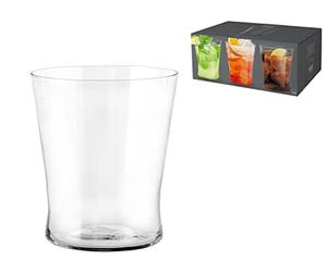 pengo Pack de 6 vasos en cristal cónico cc370