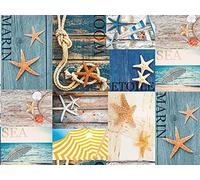 PENGO Rollo de Tela de PVC Decorada, 20 x 1,4 cm, Multicolor